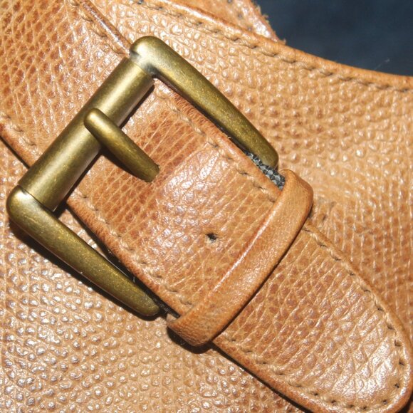 $398 Cole Haan Nike Air Tan Leather Monk Strap Shoes w Dust Bags Mint! 10.5 main image 8